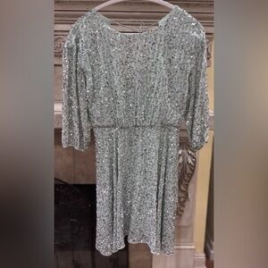 Alice & Olivia Palmira Sequined Embellished Dress Size 4